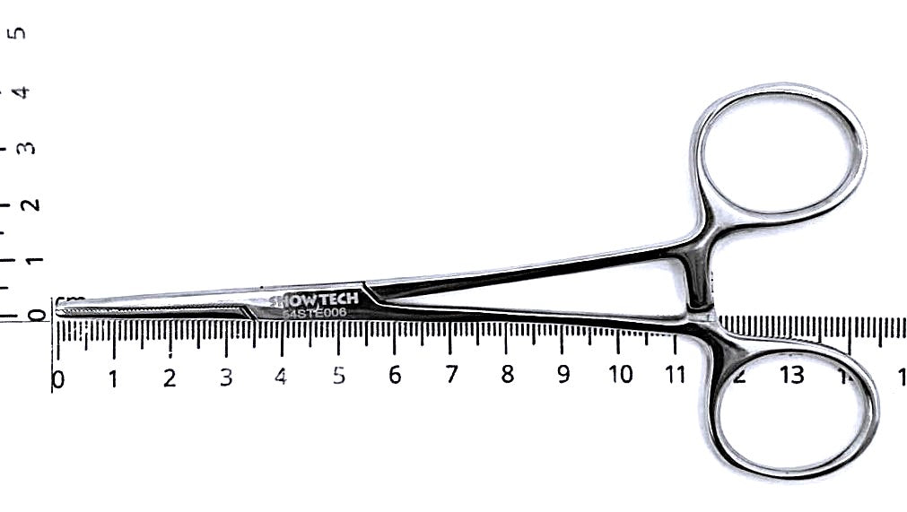 Show Tech Ear Forceps Pro, Ohren- Haarzupfzang zur Entfernung der Haare aus dem Ohr, 14 cm