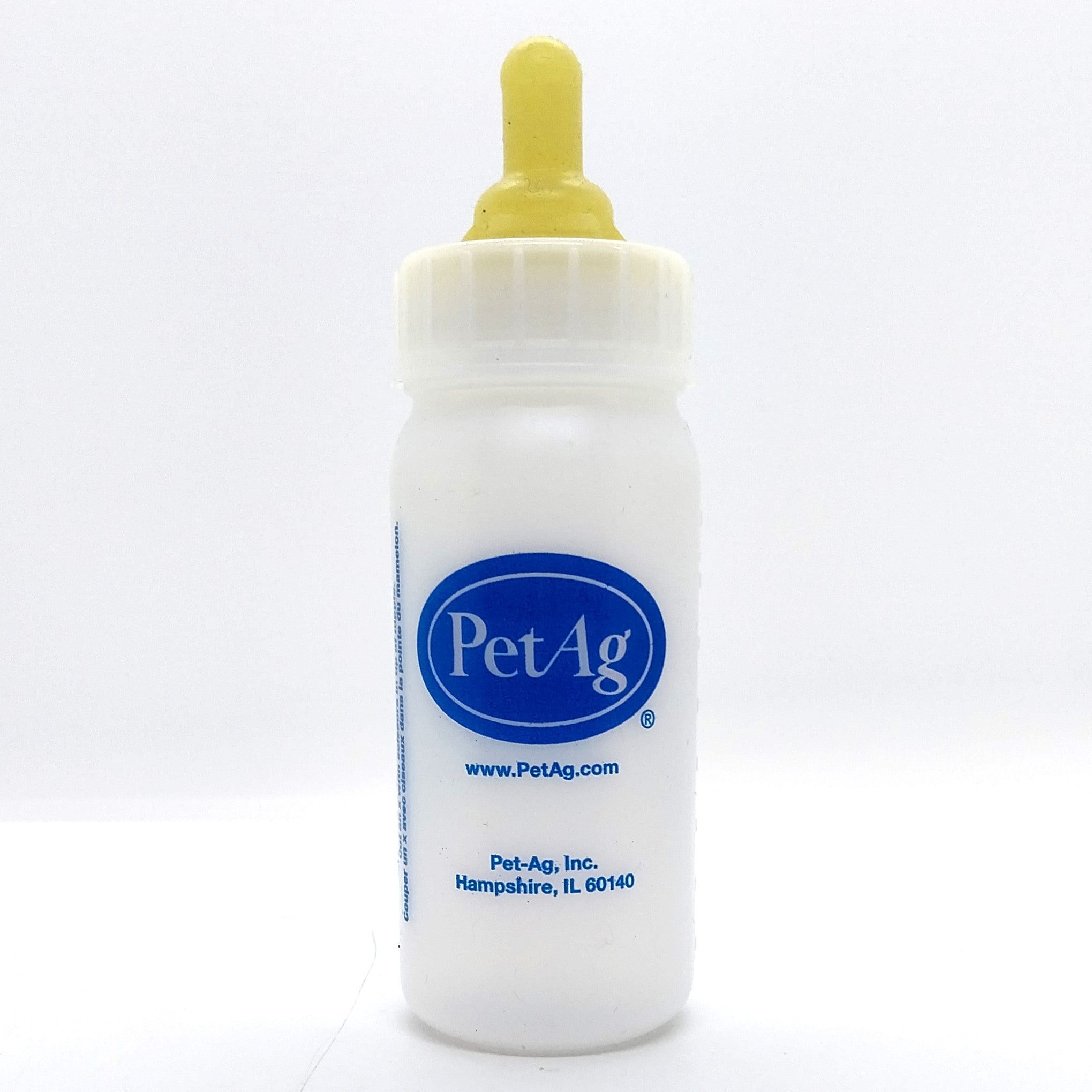 PetAg Aufzuchtflasche einzeln in 60 ml oder 120 ml mit einem Sauger, für kleine und größere Welpen/Kitten