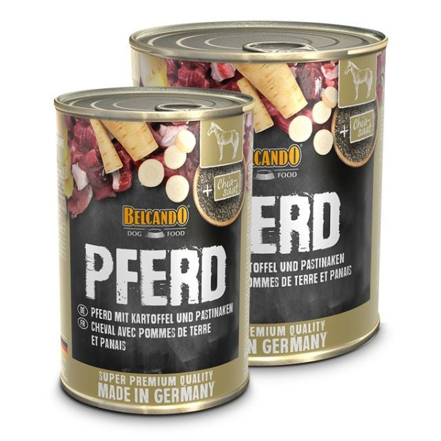 BELCANDO Nassfutter Quality Selection - Dosen verschiedene Sorten, Alleinfuttermittel für Hunde, 400g und 800g