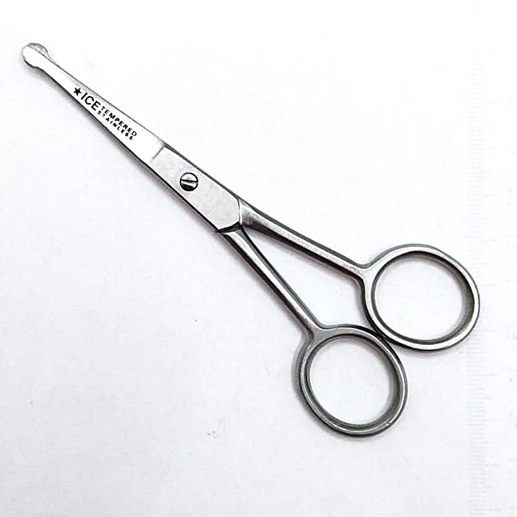 Pfotenschere Fellschere Edelstahl Rostfrei leicht gebogen 11,5 cm