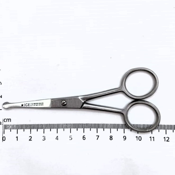 Pfotenschere Fellschere Edelstahl Rostfrei leicht gebogen 11,5 cm