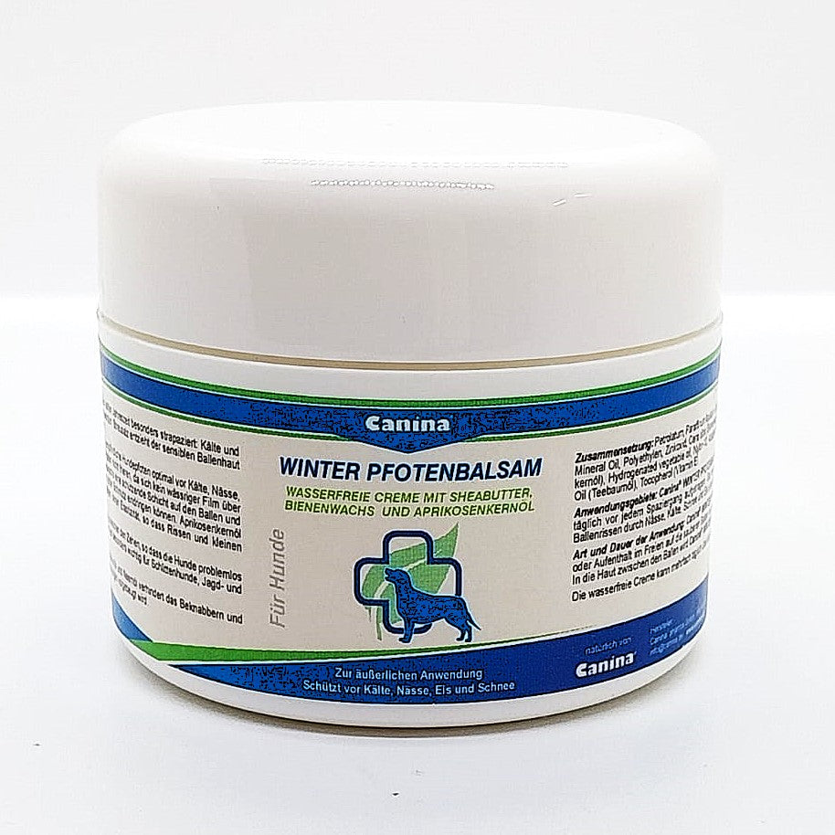 Canina Pfotenbalsam Winter Sheabutter Bienenwachs Aprikosenöl für Hunde