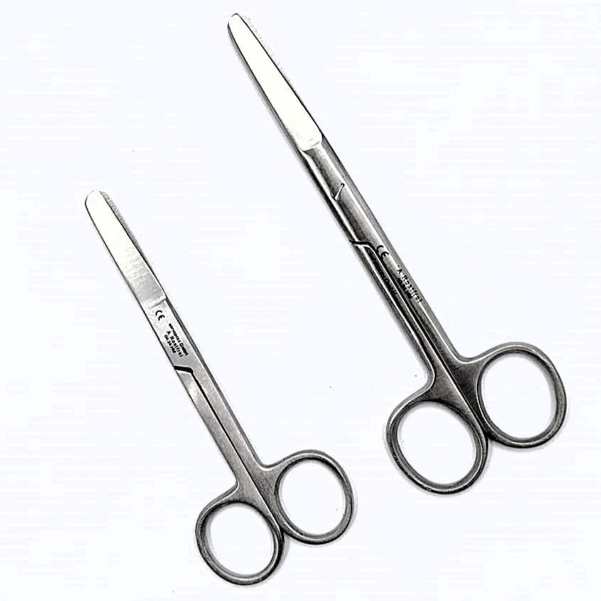 Präparierschere, chirurgische Schere, gerade - stumpf/stumpf aus rostfreiem Edelstahl