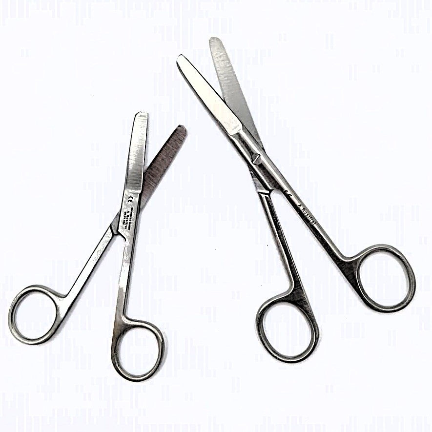 Präparierschere, chirurgische Schere, gerade - stumpf/stumpf aus rostfreiem Edelstahl