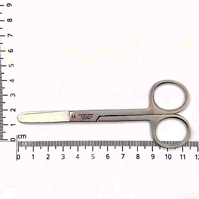 Präparierschere, chirurgische Schere, gerade - stumpf/stumpf aus rostfreiem Edelstahl