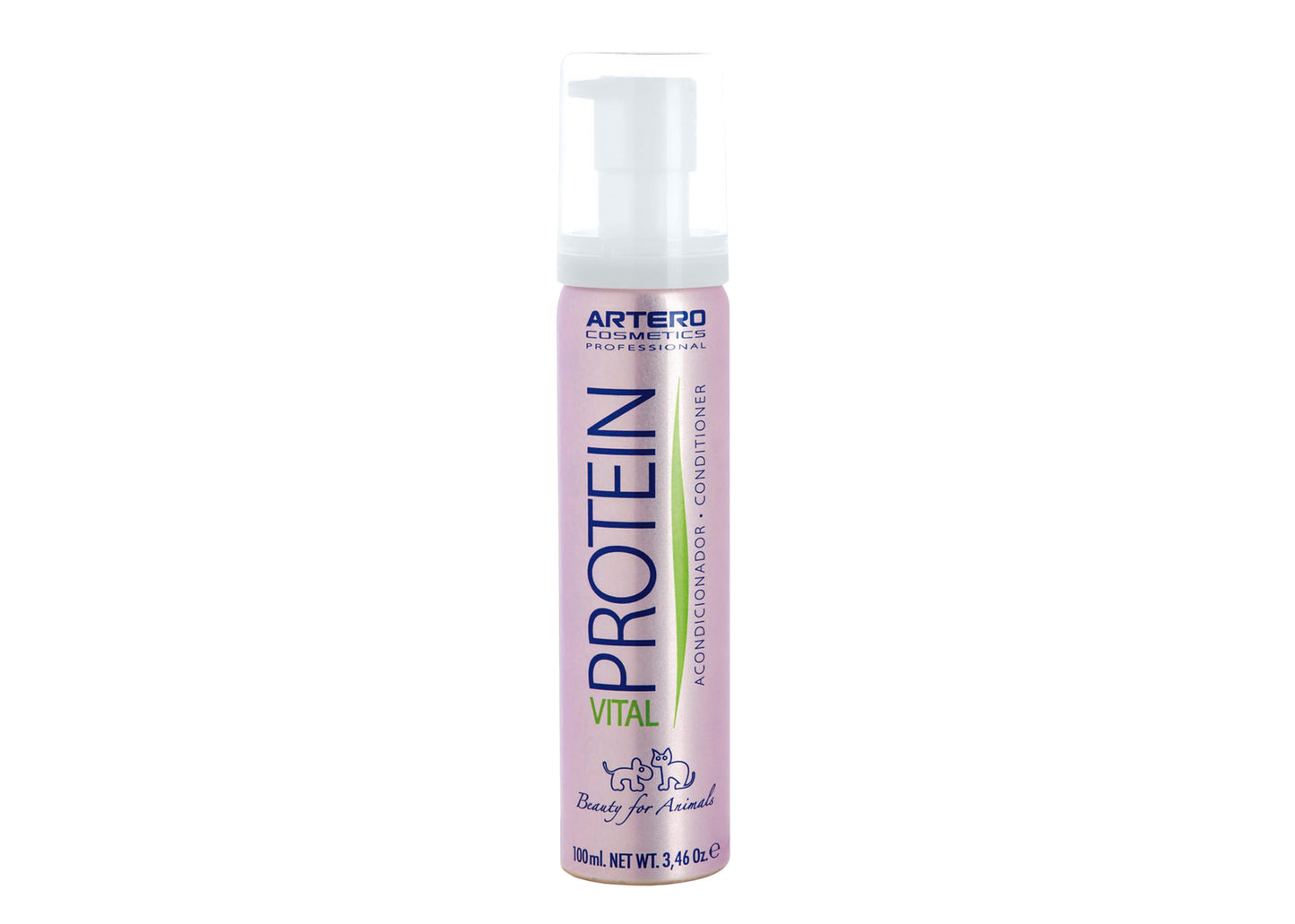 Artero Protein Vital Conditioner für Tier mit langem seitigen Fell, 100 ml und 650 ml + Pumpe