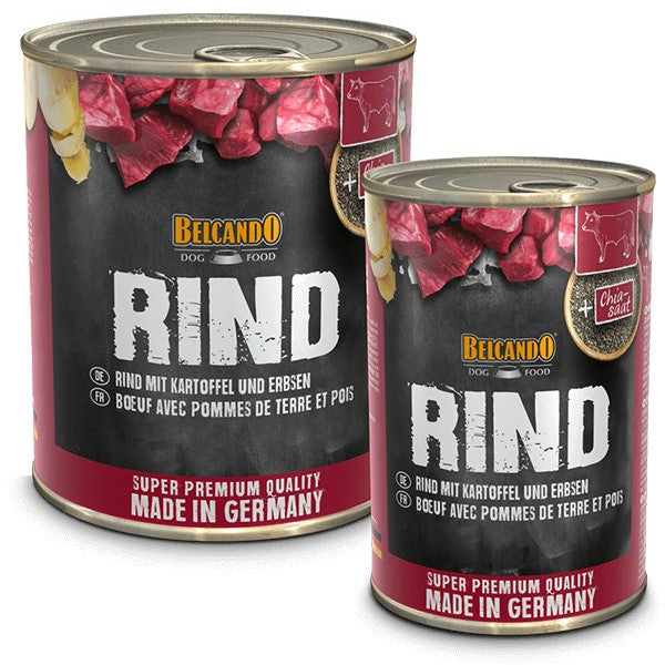 BELCANDO Nassfutter Quality Selection - Dosen verschiedene Sorten, Alleinfuttermittel für Hunde, 400g und 800g