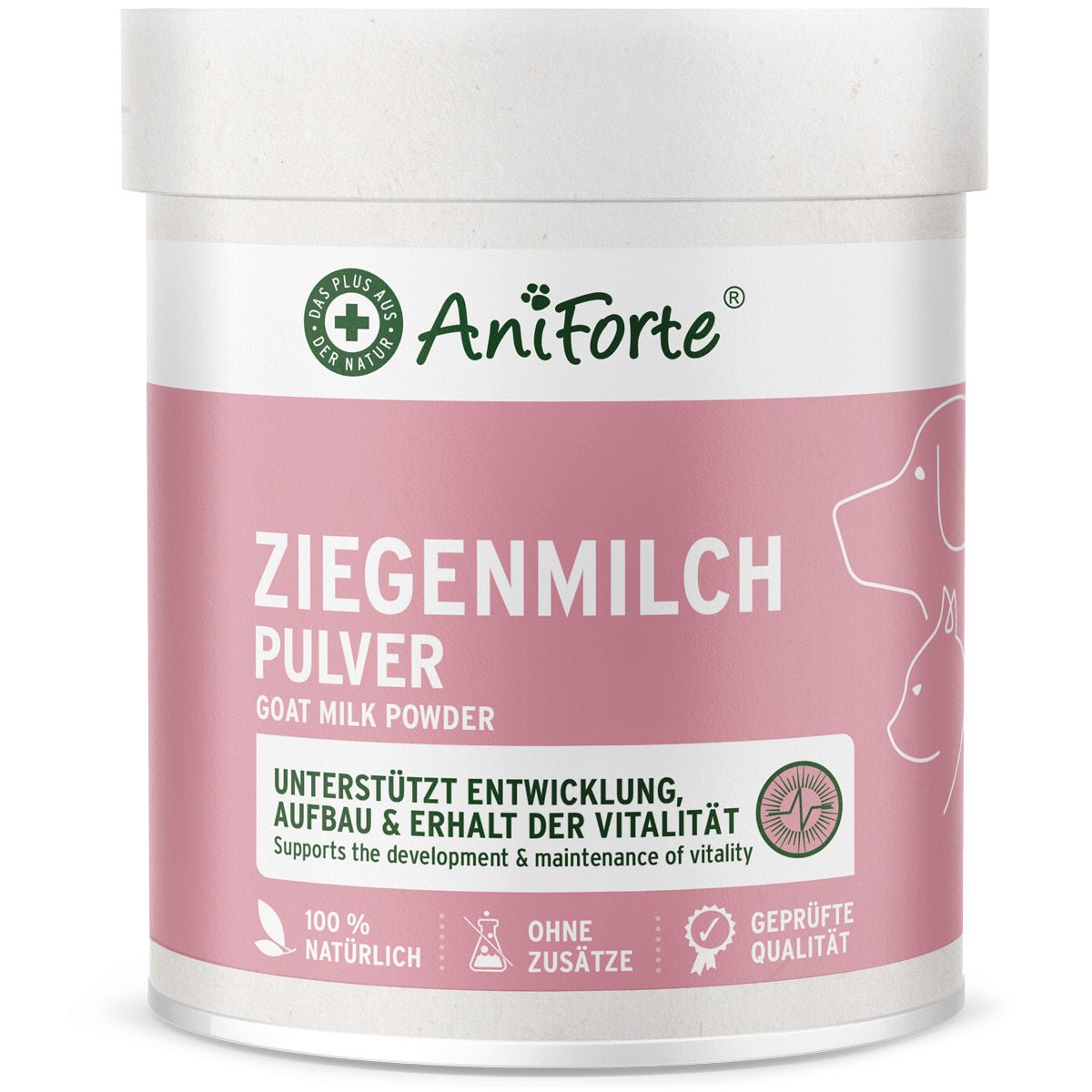 AniForte Ziegenmilch Pulver für Hunde & Katzen