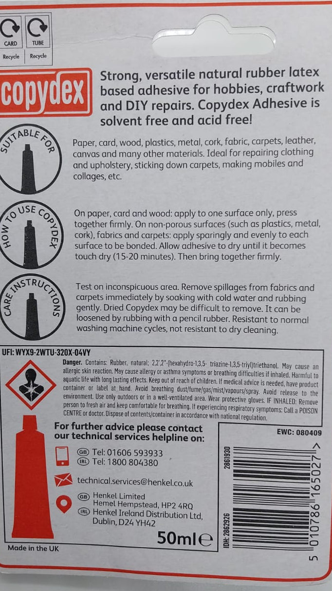 Copydex Kleber, Ohrenkleber, Hundeohren Kleber 50 ml