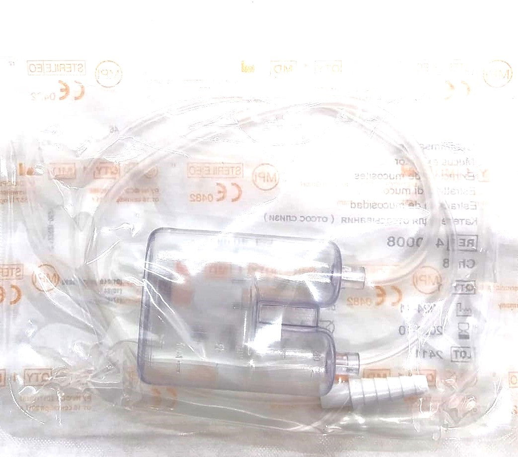 Baby mini Fruchtwasser-Schleimabsauger CH 8, 1 Füllkammer