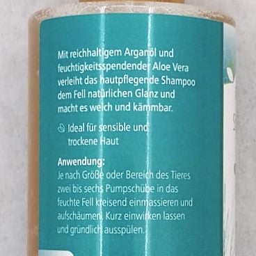 PerNaturam Shampoo-Spray mit Aloe Vera, Malvenextrakt und Arganöl, für alle Tierarten
