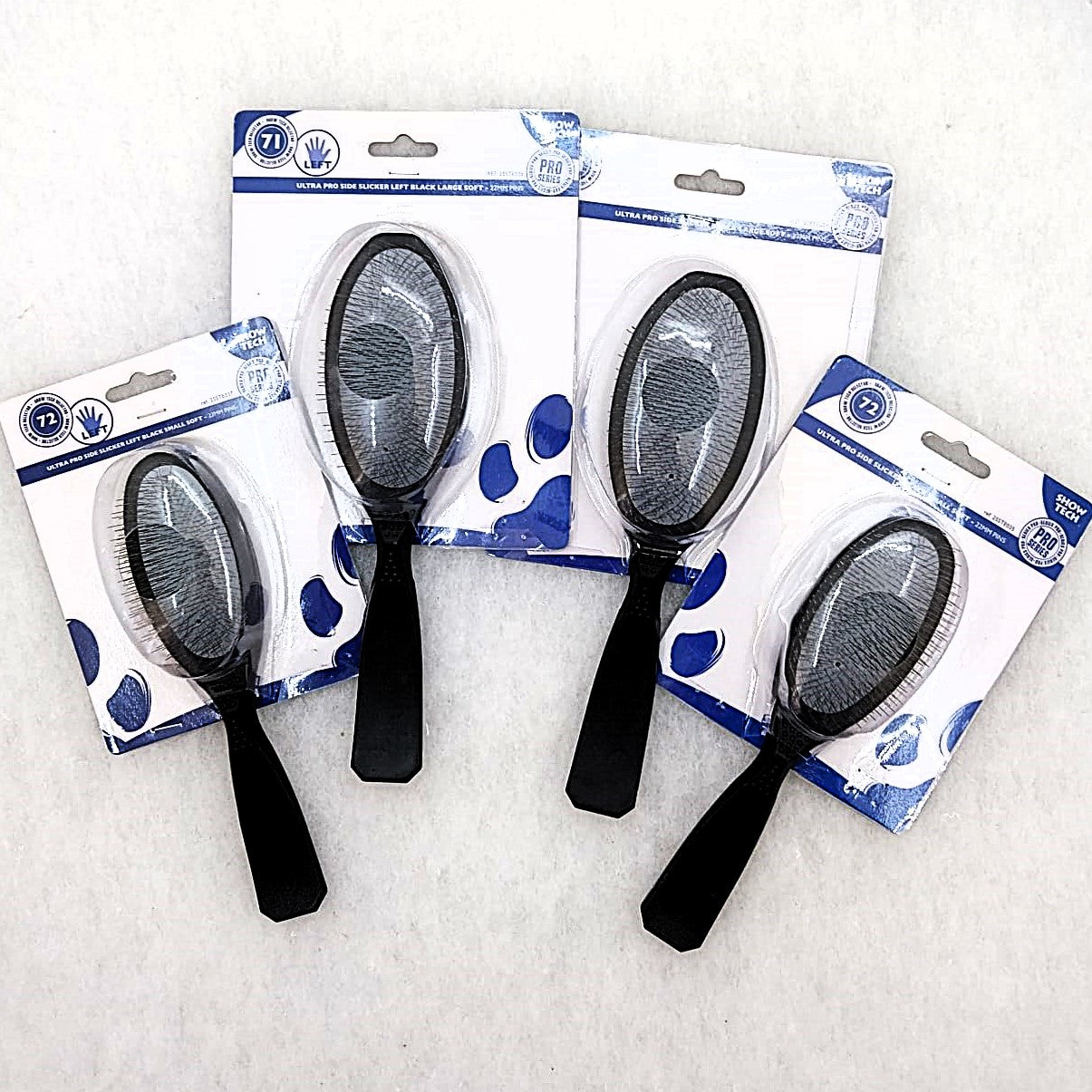 Show Tech Ultra Pro Side - Seiten-Zupfbürste Schwarz für Links- oder Rechtshänder besonders sanft und weich