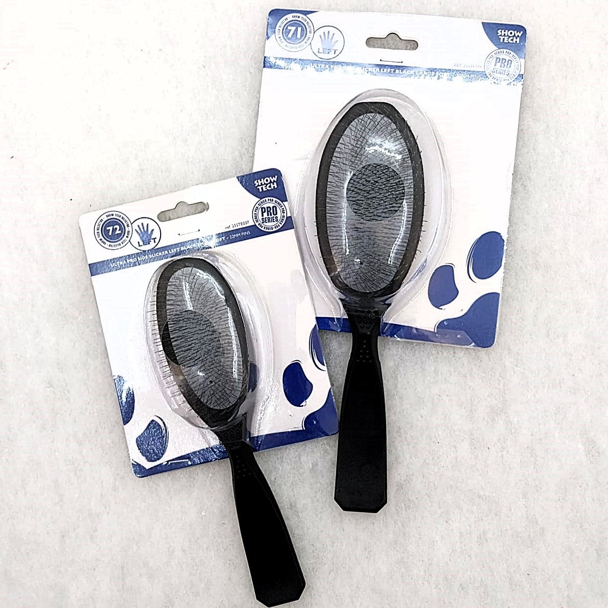 Show Tech Ultra Pro Side - Seiten-Zupfbürste Schwarz für Links- oder Rechtshänder besonders sanft und weich