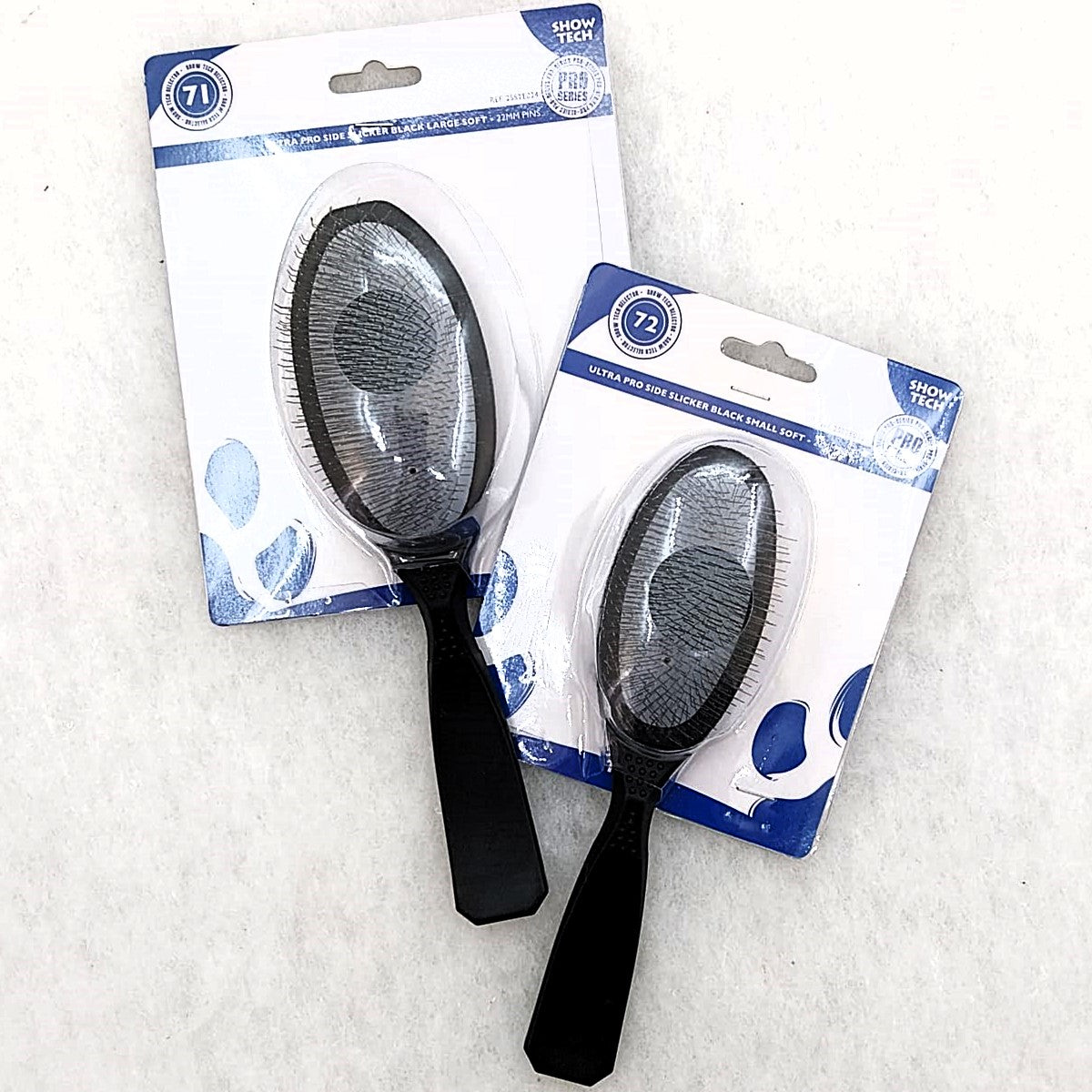 Show Tech Ultra Pro Side - Seiten-Zupfbürste Schwarz für Links- oder Rechtshänder besonders sanft und weich