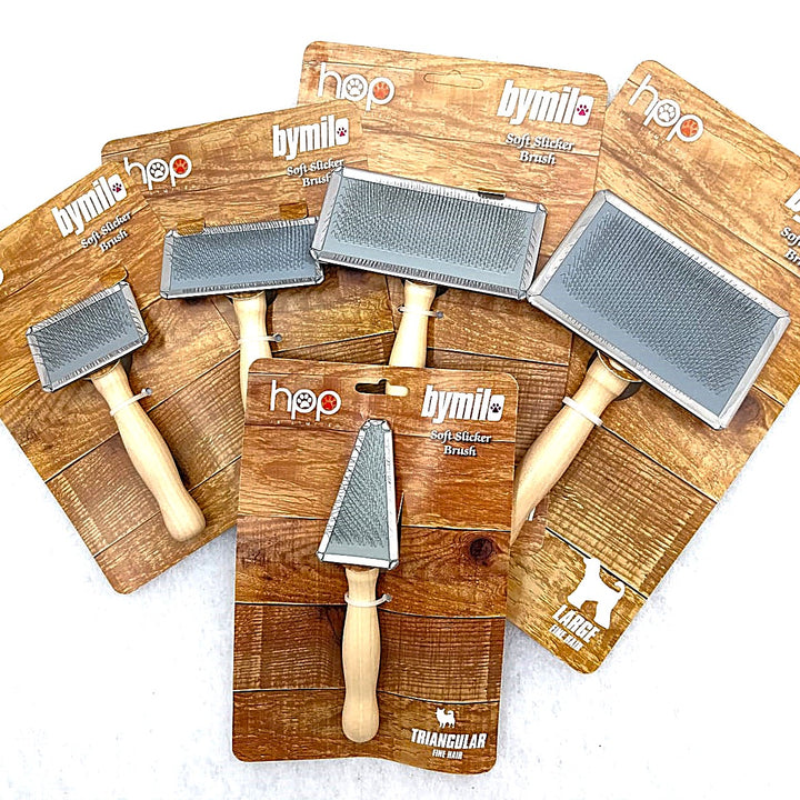 Bymilo Soft Slicker Brush Bürste weiche Zupfbürsten für feines Haar