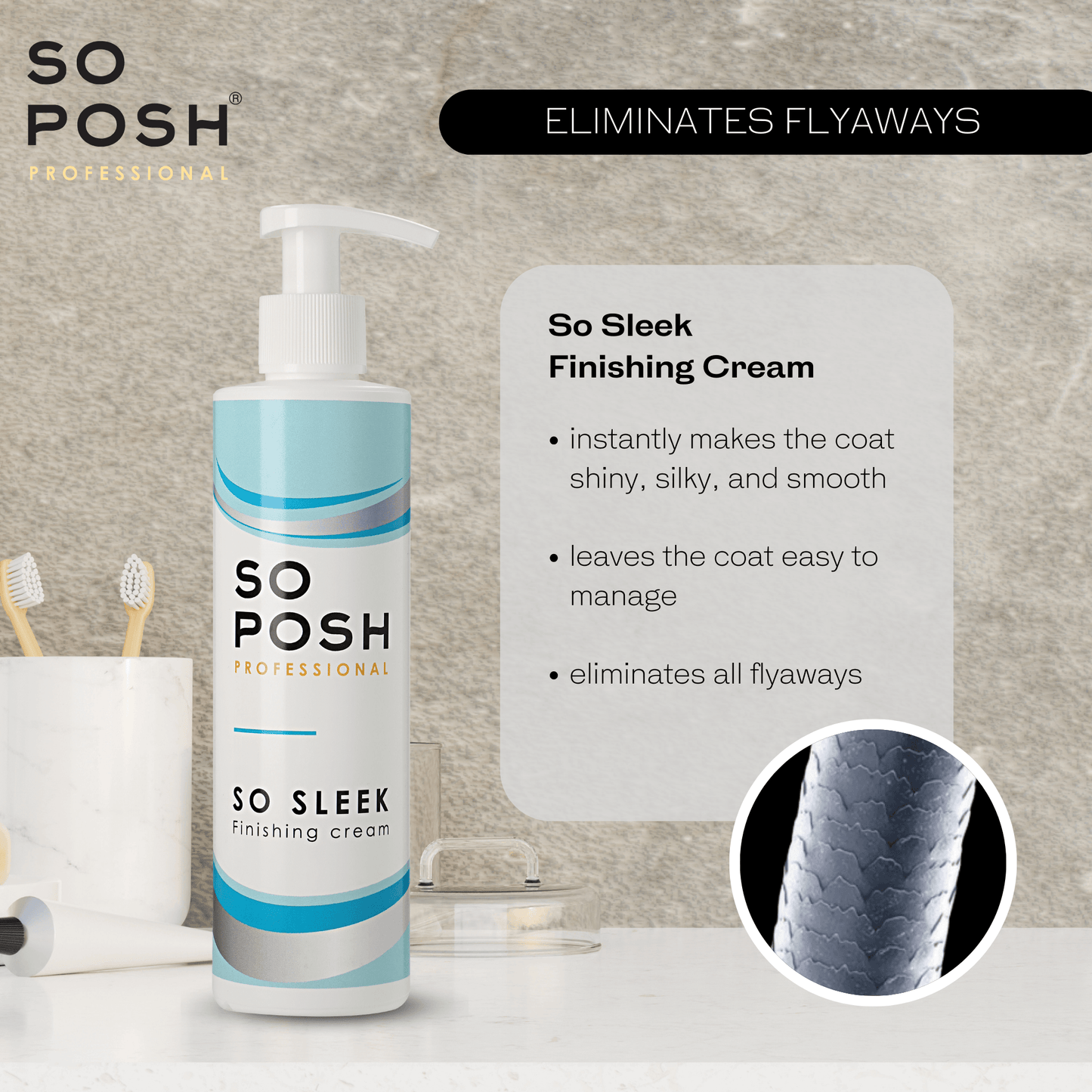 So Posh So Sleek Finishing Cream - Glanz & Geschmeidigkeit für jedes Fell