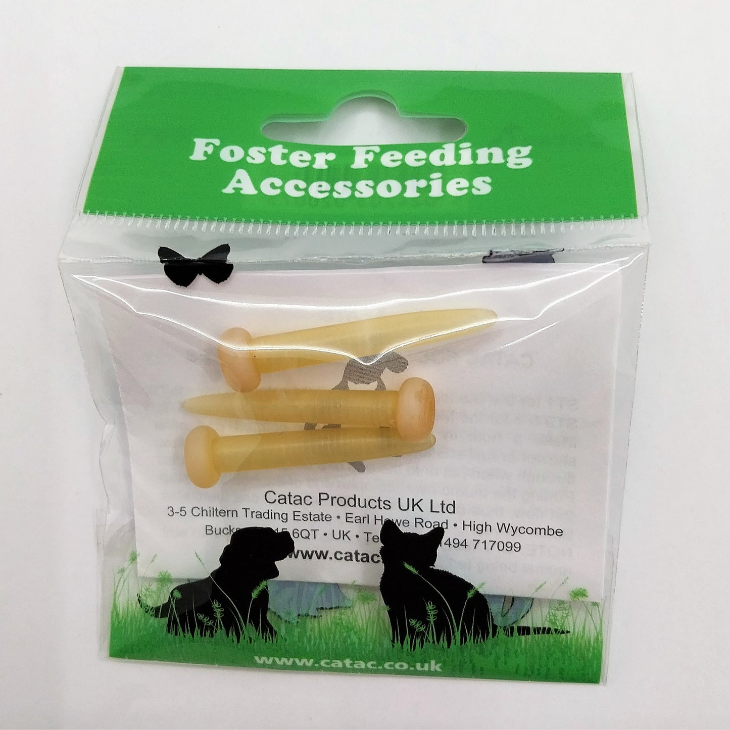 Catac Spare Teats Ersatzsauger für Catac Foster Feeding Bottle, 3 Größen