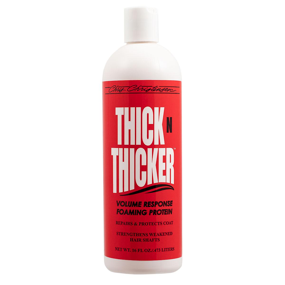 Chris Christensen Thick N Thicker Foaming Protein – Volumenpflege für Hunde & Katzen