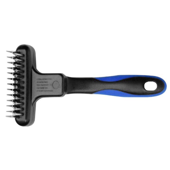 Show Tech Twist & Cling Rake, Fellharke mit eindrückbaren Pins, Dematting Comb