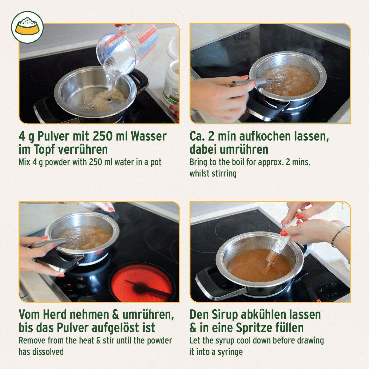 AniForte Ulmenrinde Pulver zur Unterstützung von Magen & Darm Hund & Katze