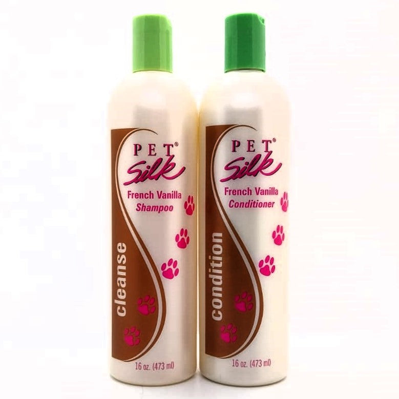 Pet Silk French Vanilla Shampoo Conditioner zarter beruhigender Vanilleduft