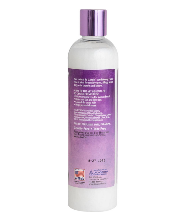 Bio Groom So Gentle Creme Rinse, Hypoallergene Cremespülung für empfindliche Haustiere