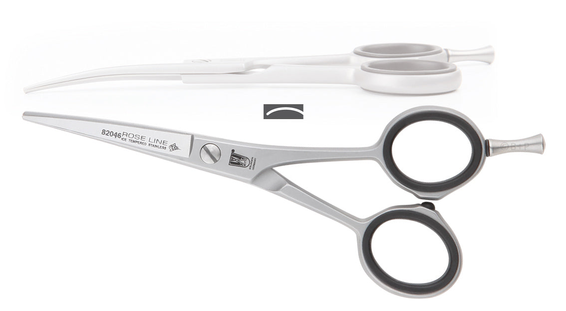 Witte Rose Line Grooming-Schere 4,5 Zoll gebogen