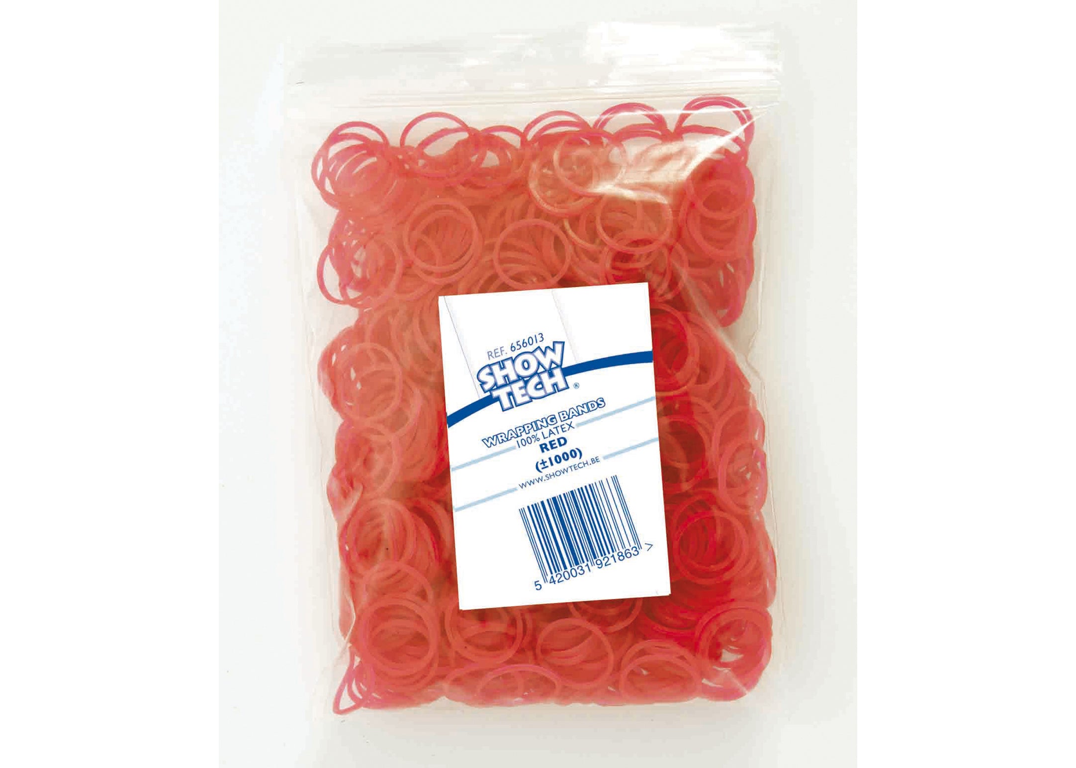 Show Tech Wrap Bands zum fixieren von Wickelpapier/Wickelfolien ca. 13mm, ±1000 Stück