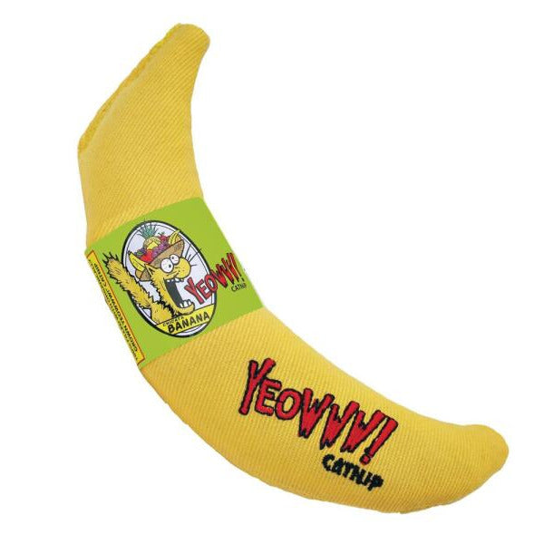 Yeowww!® Banane – Katzenspielzeug mit 100 % Bio-Catnip