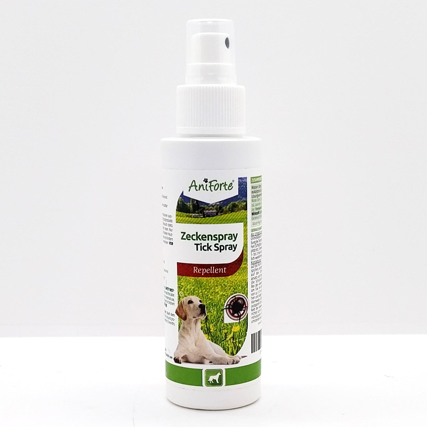 AniForte Zeckenspray, Tick Spray, Zeckenmittel für Hunde als Kontaktspray & Umgebungsspray