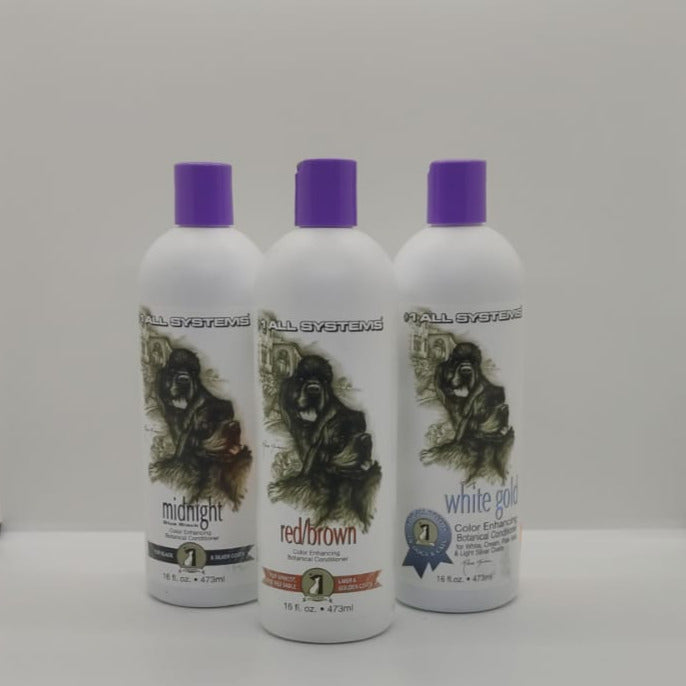 #1 All Systems Farbspülung, Farbauffrischender Botanical Conditioner für Hund und Katze 473ml