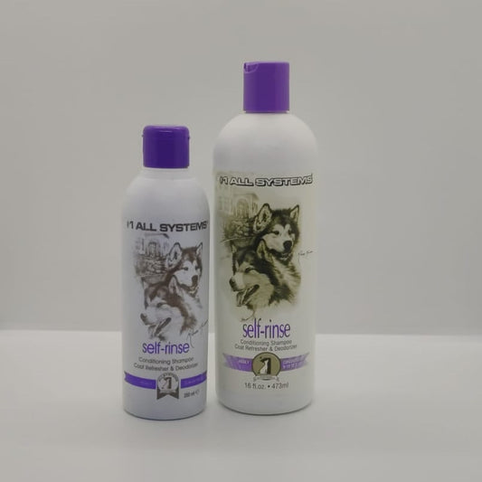 #1 All Systems Self Rinse Conditioning Shampoo, Trockenshampoo für Hunde und Katzen