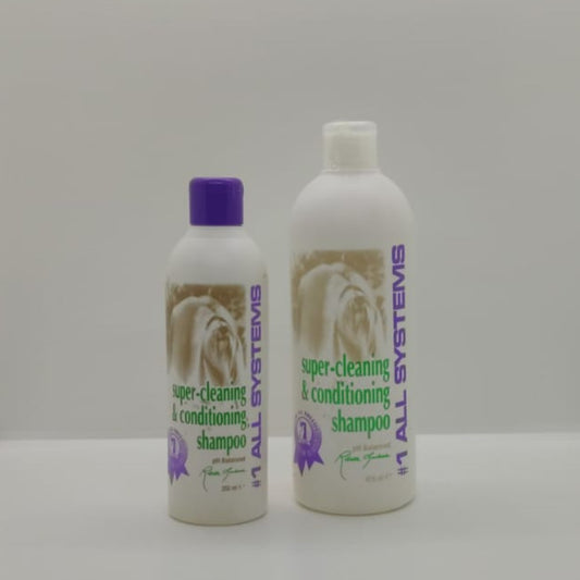 #1 All Systems Super Cleaning and Conditioning Shampoo Fellpflege Spülung