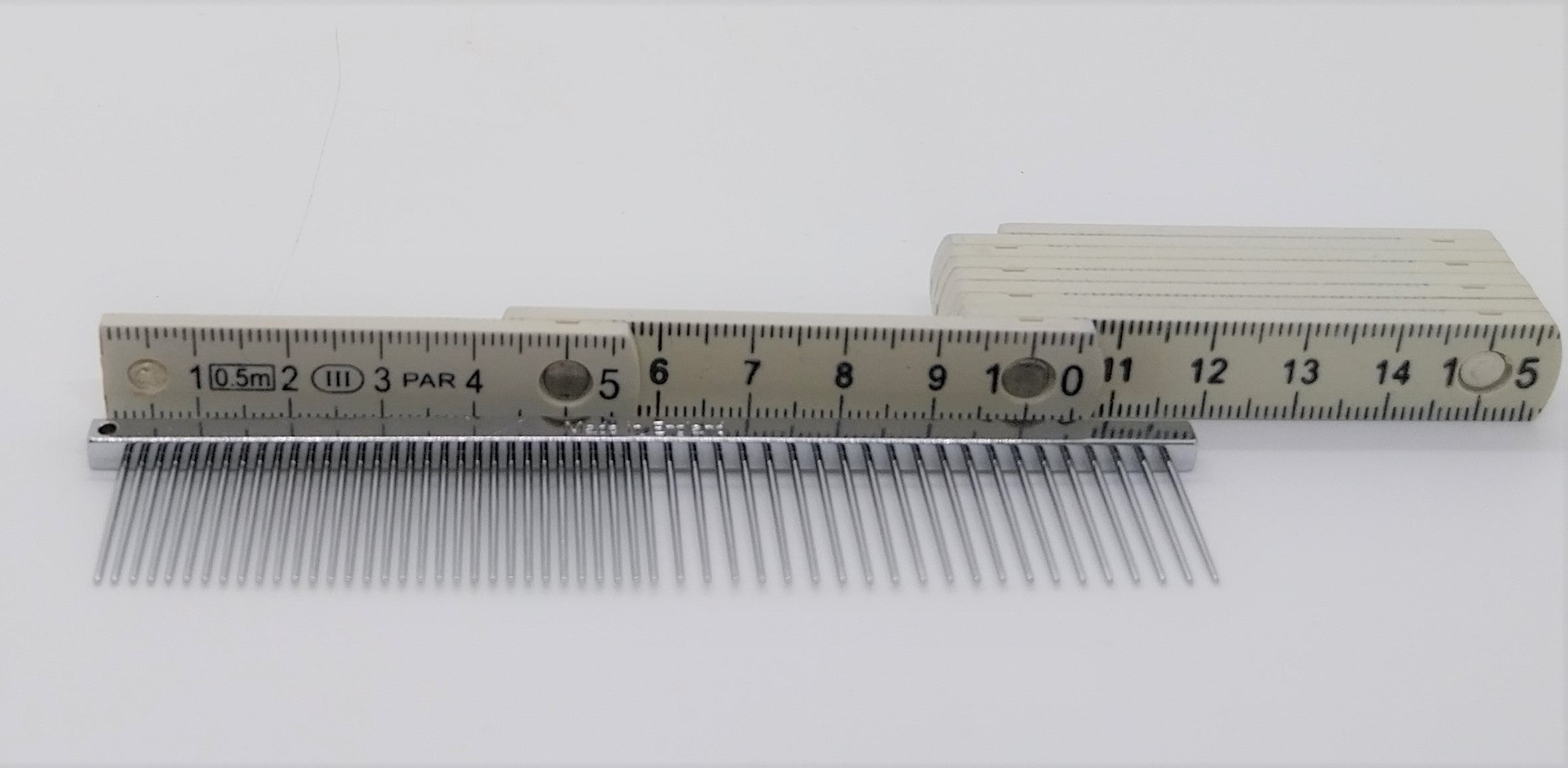 Gesichtskamm, Kombinationskamm 90 fein mittel 11,7cm, Ohrenkamm, Mini Kamm