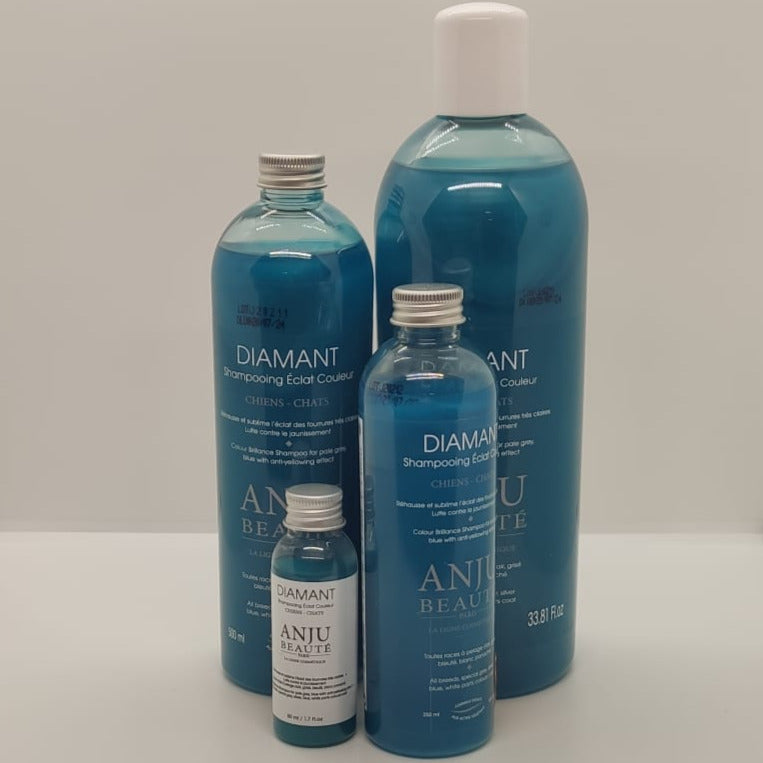 Anju Beauté Diamant Shampoo - aufhellendes farbintensivierendes Shampoo gegen Gelbwerden
