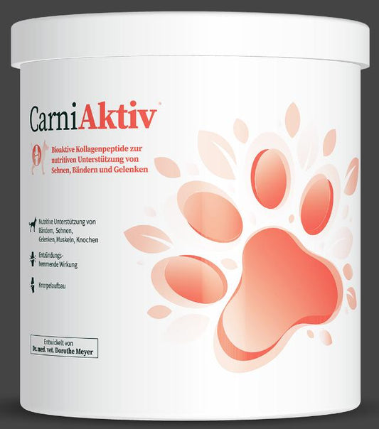 CarniAktiv Stärkung der Gelenke Nahrungsergänzung Kollagenpeptide für Hund und Katze