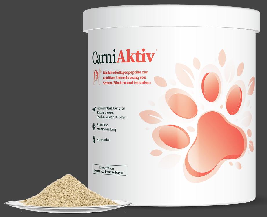 CarniAktiv Stärkung der Gelenke Nahrungsergänzung Kollagenpeptide für Hund und Katze