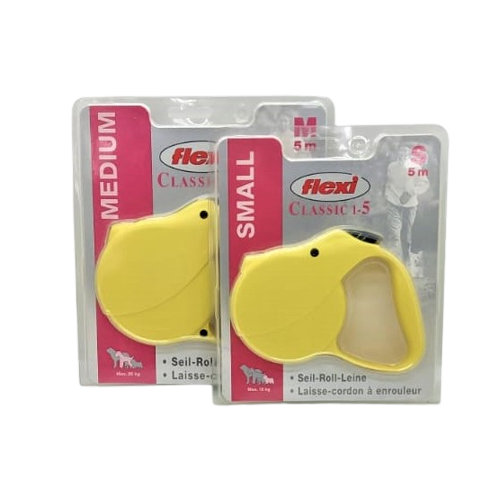 Flexi Classic Seil-Rollleine Größe S Hundeleine 5m, maximal 12 kg Gewi