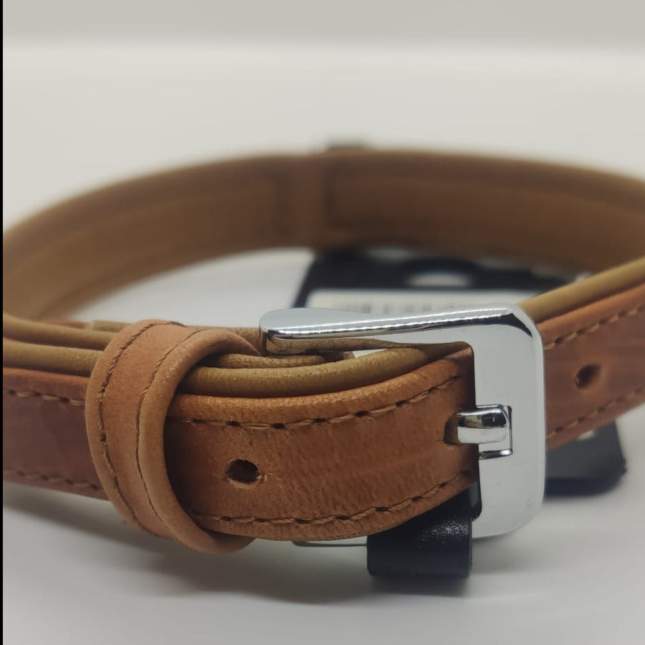 Karlie Hundehalsband Gaucho Hirschleder braun, Halsband supersoft, atmungsaktiv