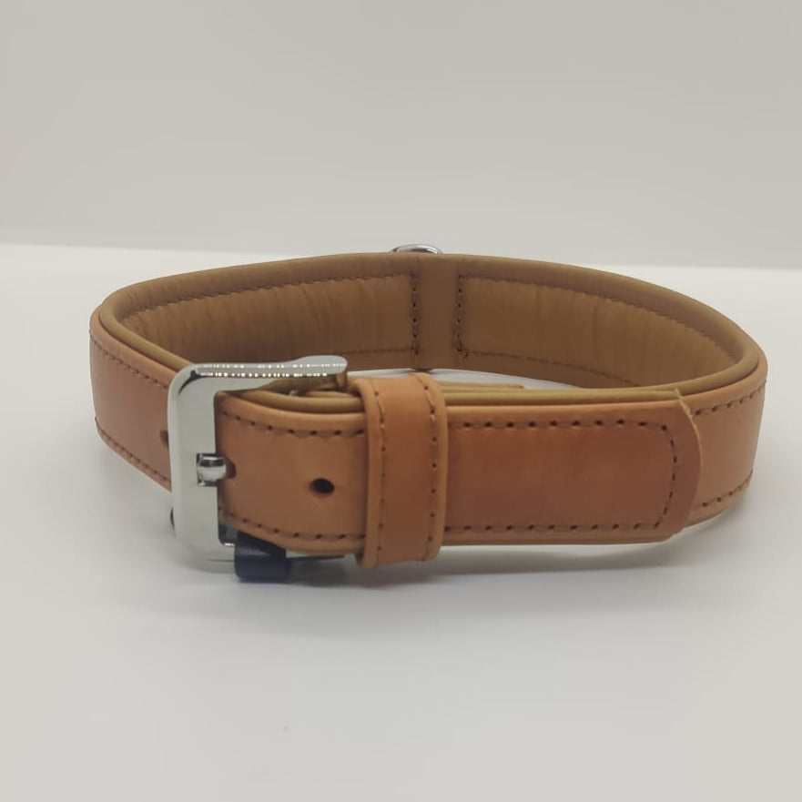 Karlie Hundehalsband Gaucho Hirschleder braun, Halsband supersoft, atmungsaktiv