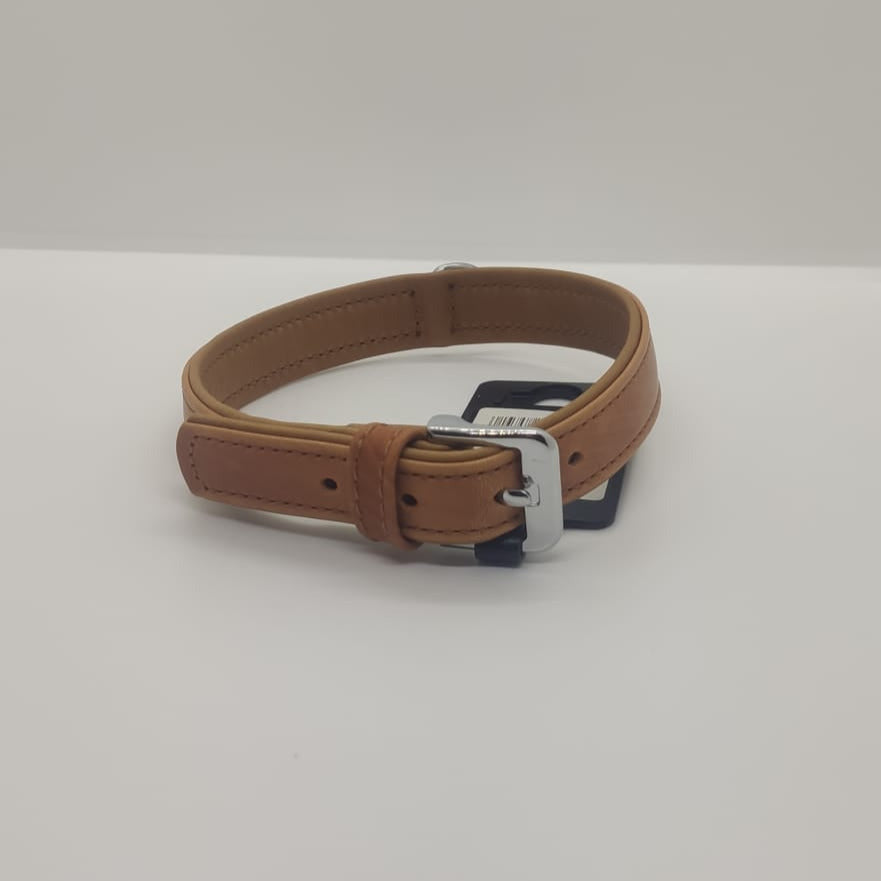 Karlie Hundehalsband Gaucho Hirschleder braun, Halsband supersoft, atmungsaktiv