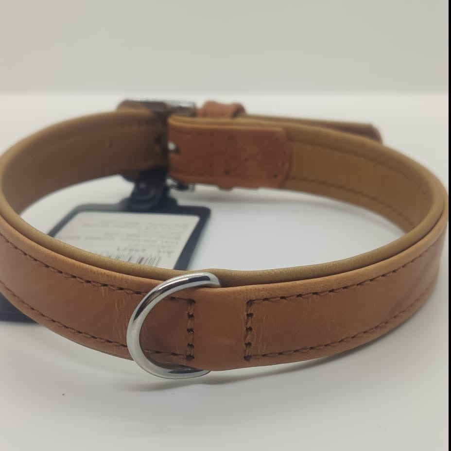 Karlie Hundehalsband Gaucho Hirschleder braun, Halsband supersoft, atmungsaktiv