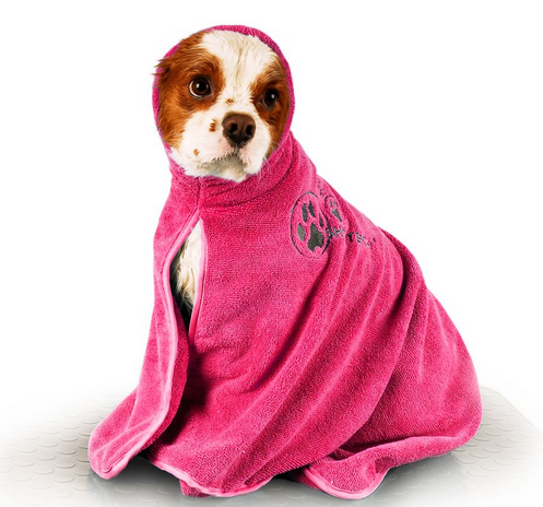 Show Tech+ Dry Dude Bathrobe, Haustierbademantel, Hundebademantel aus hochwertiger Mikrofaser