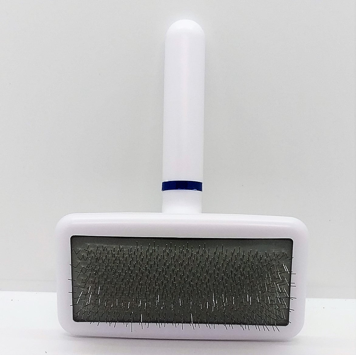 Doggyman Slicker Brush soft 3 Größen - original weiß, Hundebürste, Katzenbürste, Zupfbürste