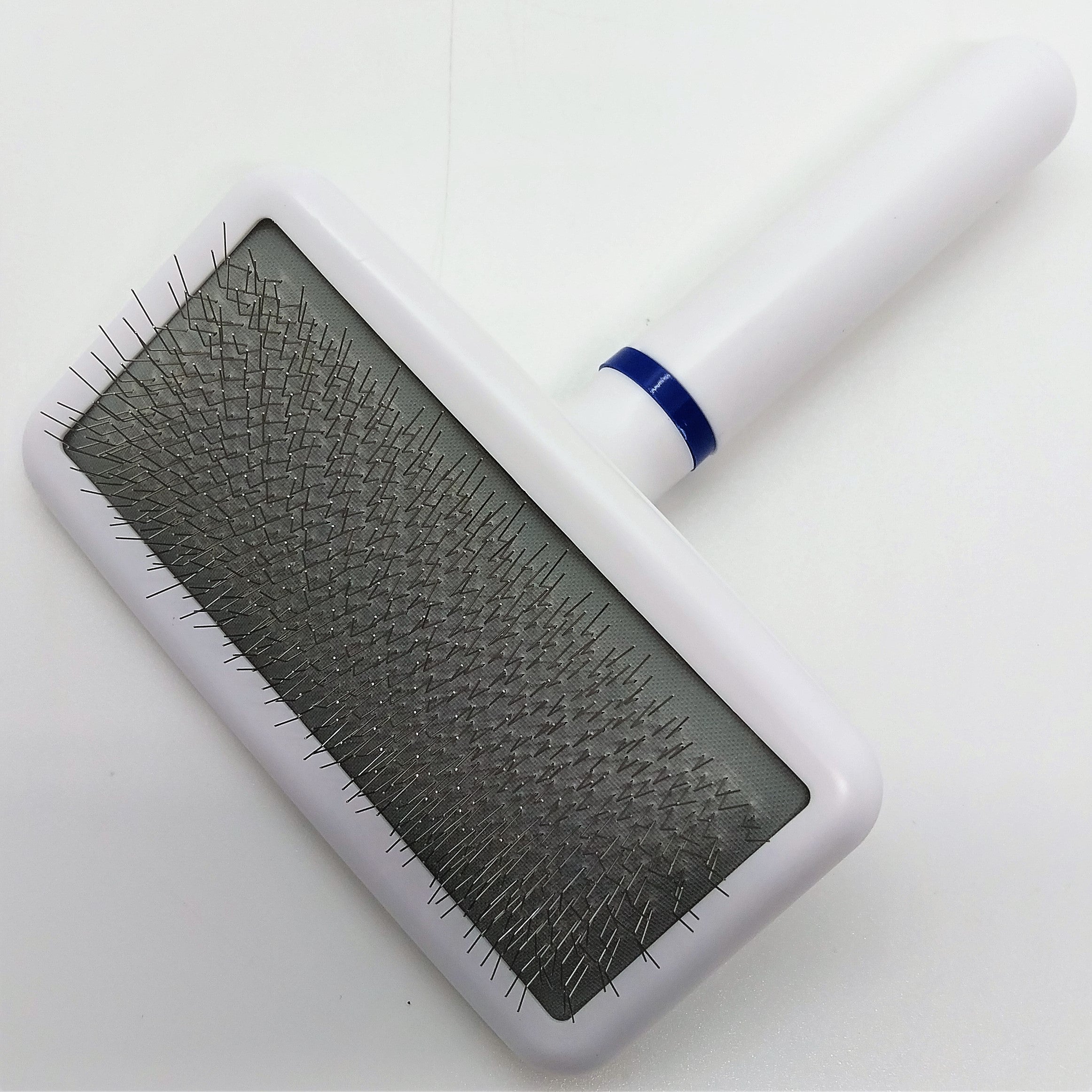 Doggyman Slicker Brush soft 3 Größen - original weiß, Hundebürste, Katzenbürste, Zupfbürste