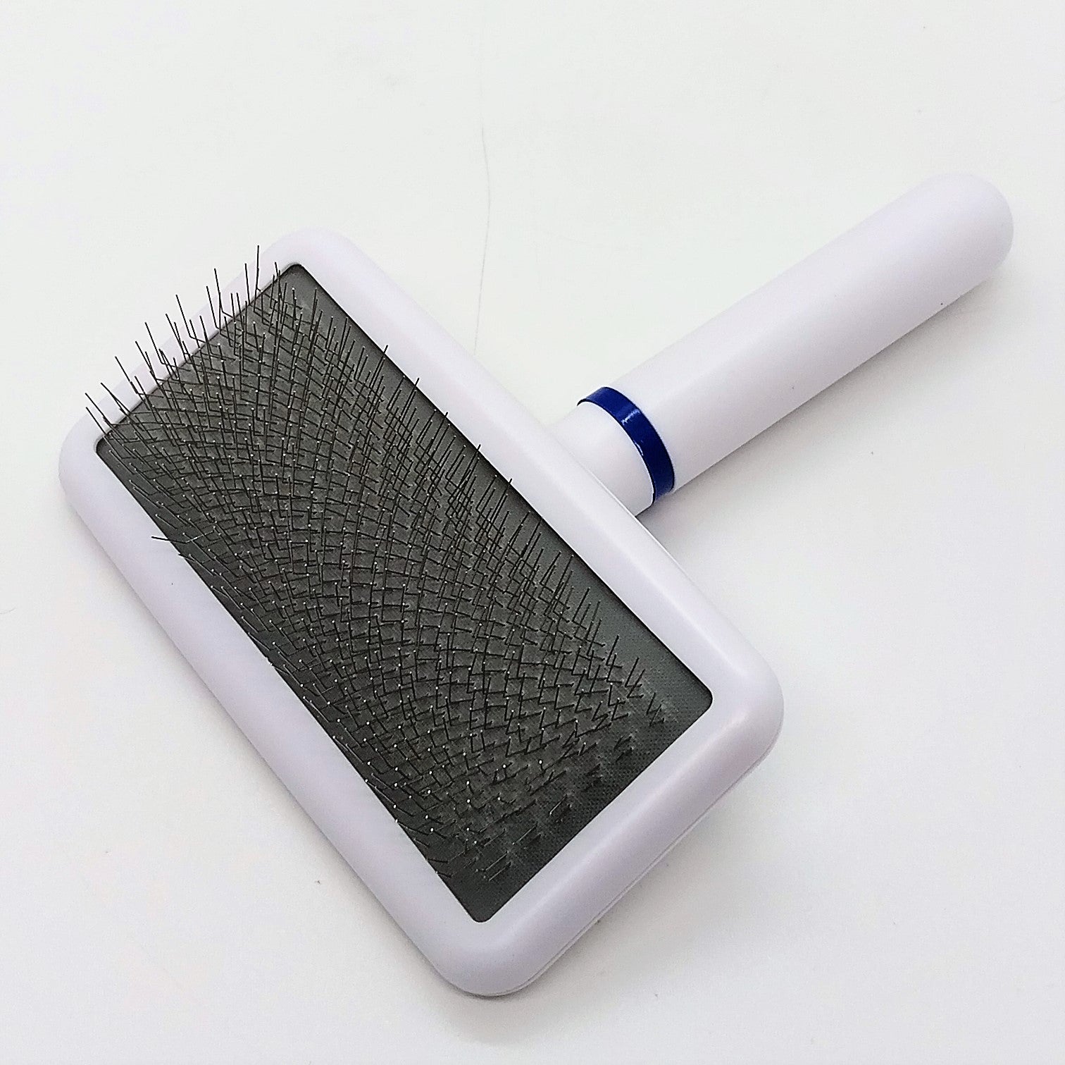 Doggyman Slicker Brush soft 3 Größen - original weiß, Hundebürste, Katzenbürste, Zupfbürste