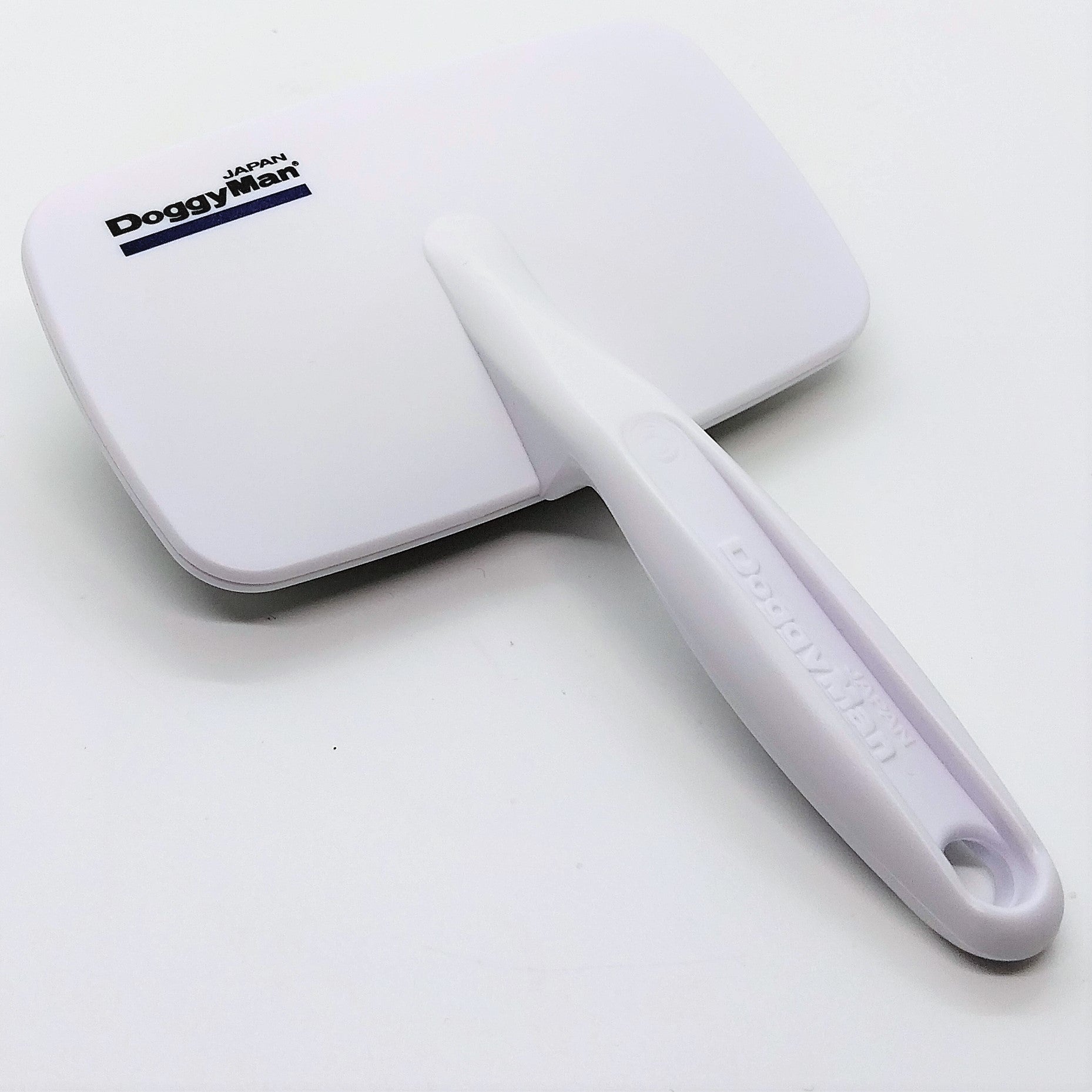 Doggyman Slicker Brush soft 3 Größen - original weiß, Hundebürste, Katzenbürste, Zupfbürste