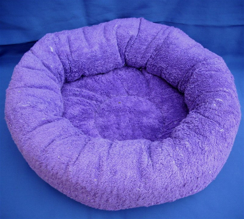 Welkas Katzenbett Baumwolle rund, dicker Rand ca.12cm Katzenschlafplatz