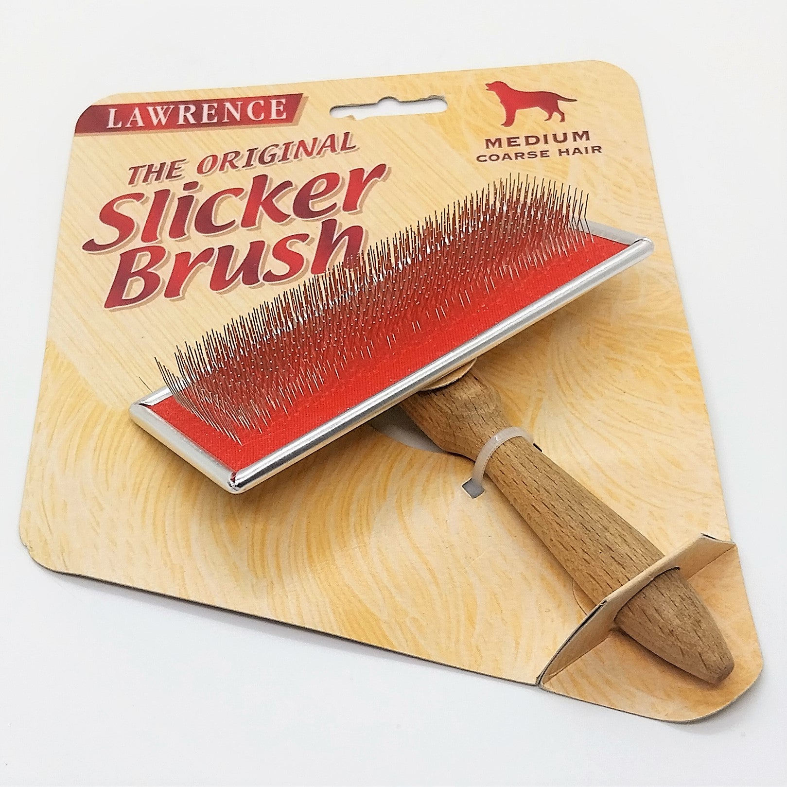 Lawrence -The original- Slicker Brush coarse Hair, Profi Zupfbürsten Hunde, Katzen, Haustiere