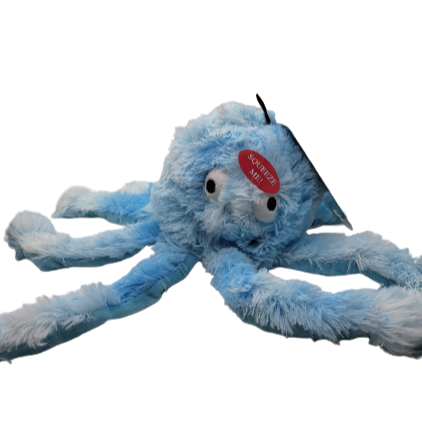 Octopus Hundespielzeug mit Squeaker und Knisterfolie Mommy ca. 38cm